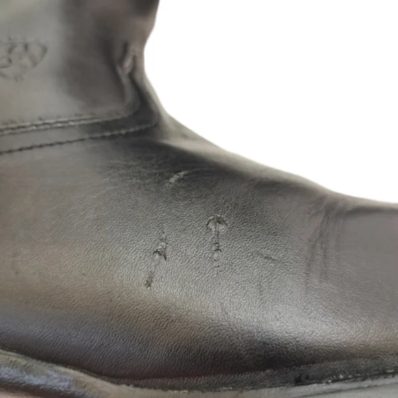 ARIAT Men's‎ Leather Upper Black Boots Size 11D